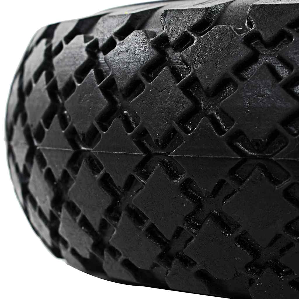 vidaXL Sack Truck Wheels 2 pcs Solid PU 3.00-4 (260x85) 4