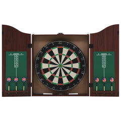 vidaXL Professional Dart Set with Dartboard and Cabinet Sisal Steel 1