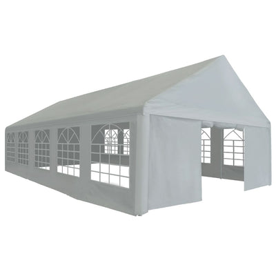 Party Tent PE 5x10 m Grey