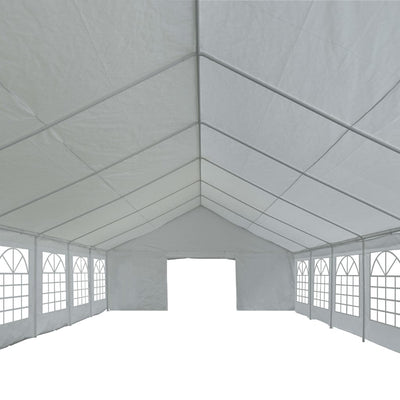 Party Tent PE 5x10 m Grey