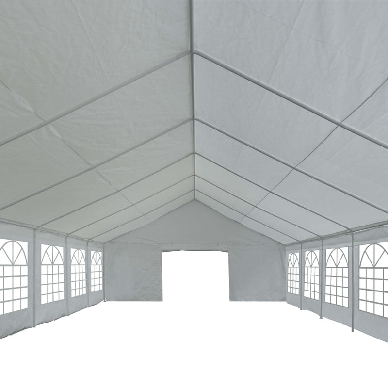 Party Tent PE 5x10 m Grey