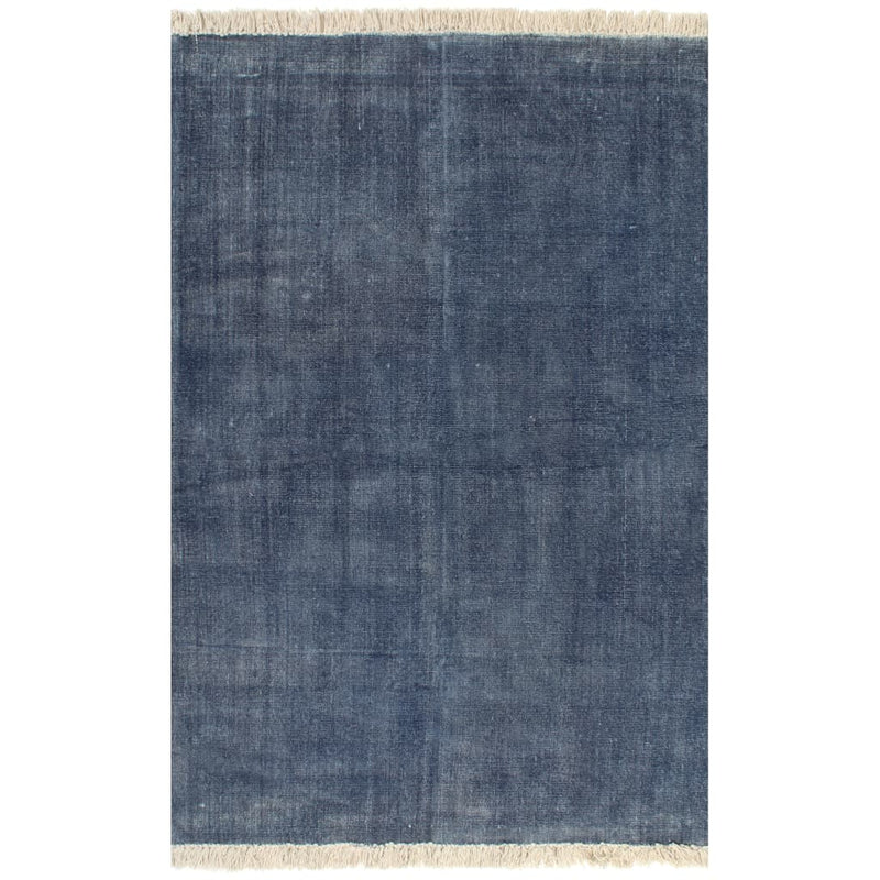 Kilim Rug Cotton 120x180 cm Blue