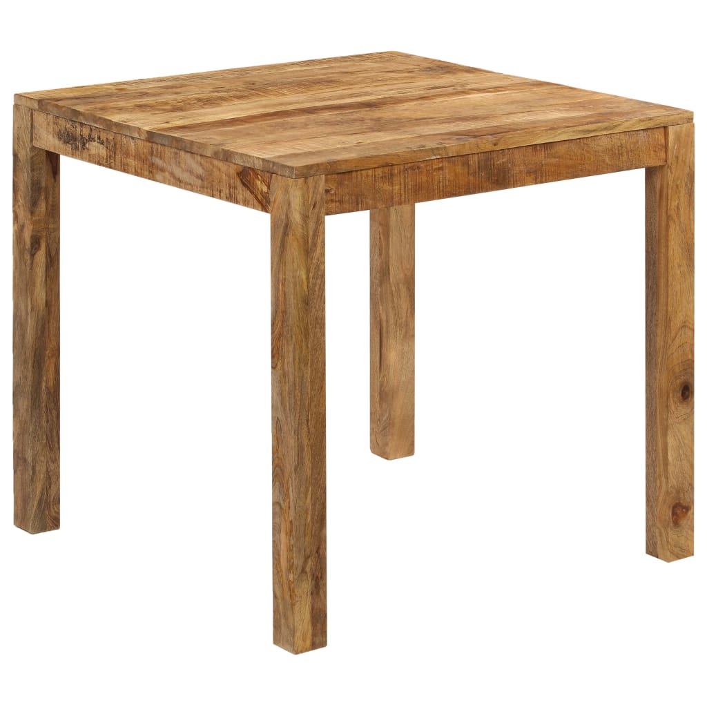 vidaXL Dining Table Solid Mango Wood 82x80x76 cm 1