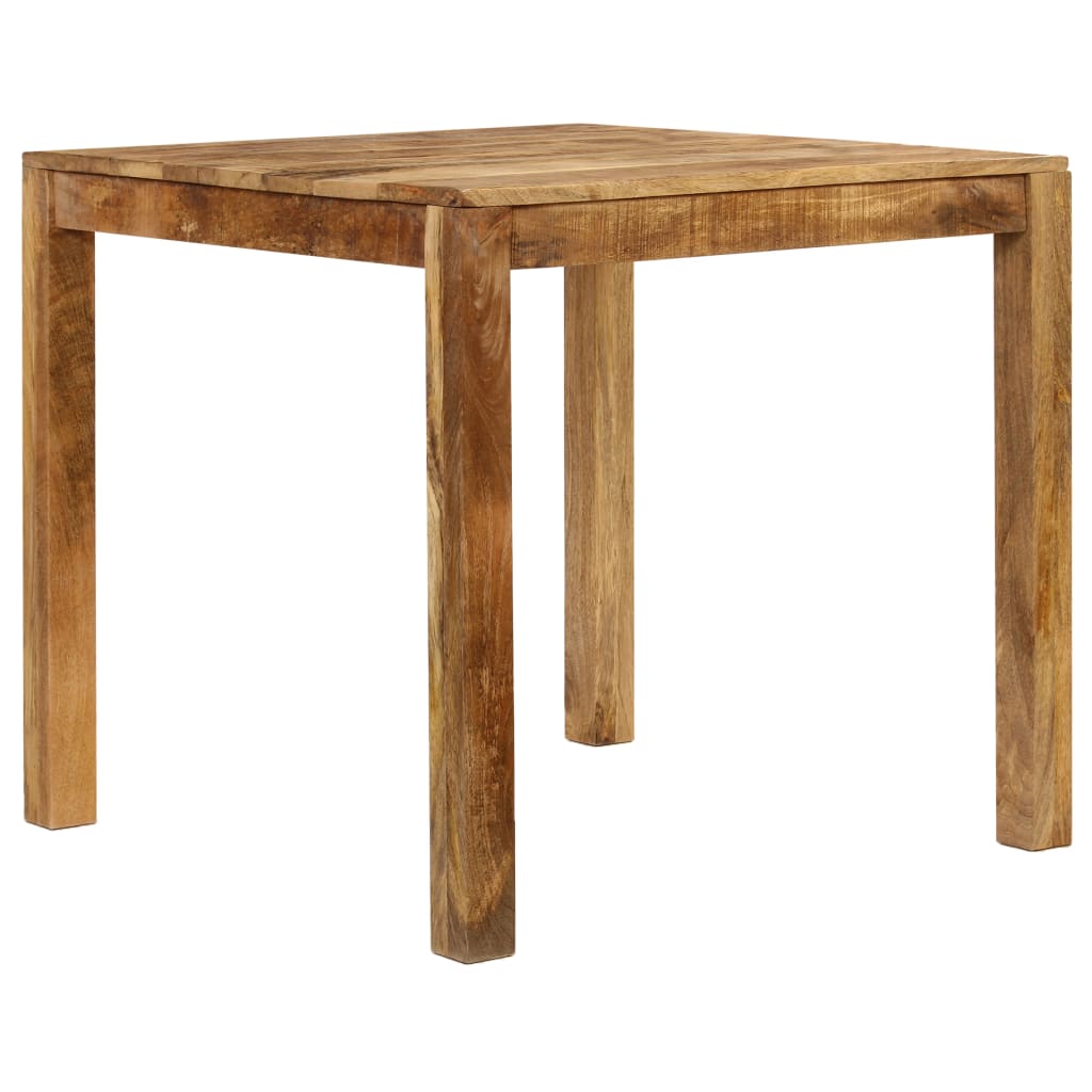 vidaXL Dining Table Solid Mango Wood 82x80x76 cm 3