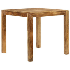 vidaXL Dining Table Solid Mango Wood 82x80x76 cm 3