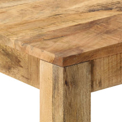 vidaXL Dining Table Solid Mango Wood 82x80x76 cm 4