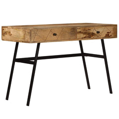 246718 vidaXL Writing desk with Drawers Solid Mango Wood 110x50x76 cm 2
