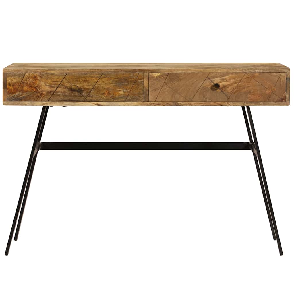 246718 vidaXL Writing desk with Drawers Solid Mango Wood 110x50x76 cm 3