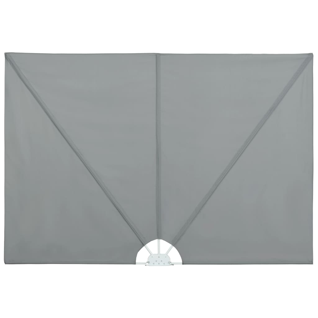 vidaXL Collapsible Terrace Side Awning Grey 300x150 cm 2