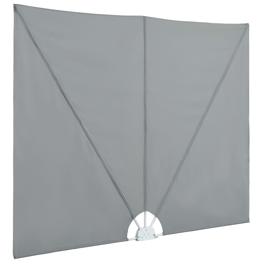 vidaXL Collapsible Terrace Side Awning Grey 300x150 cm 5