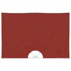 Collapsible Terrace Side Awning Terracotta