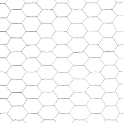 vidaXL Chicken Wire Fence Galvanised Steel 25x1.5 m Silver 4