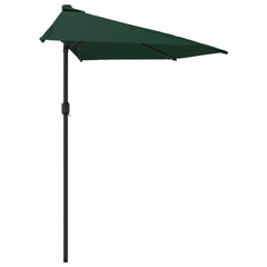 vidaXL Garden Parasol | Green | Polyester fabric and aluminium frame | Large 4
