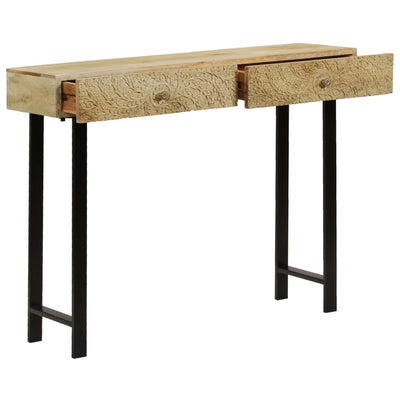 Console Table Solid Mango Wood 102x30x79 cm