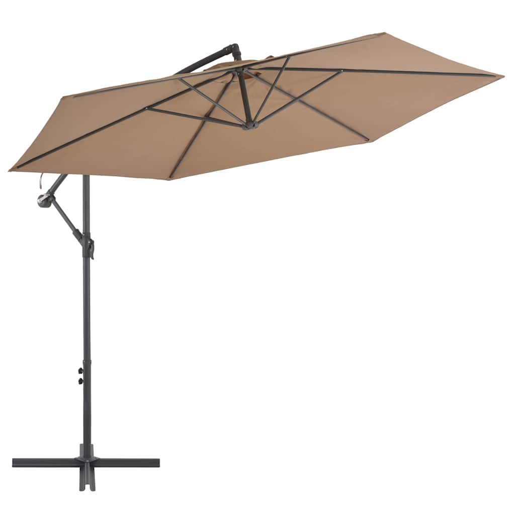 vidaXL Cantilever Garden Parasol with Aluminium Pole 300 cm
