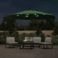vidaXL Cantilever Garden Parasol | Green | Polyester and Steel | Large 3