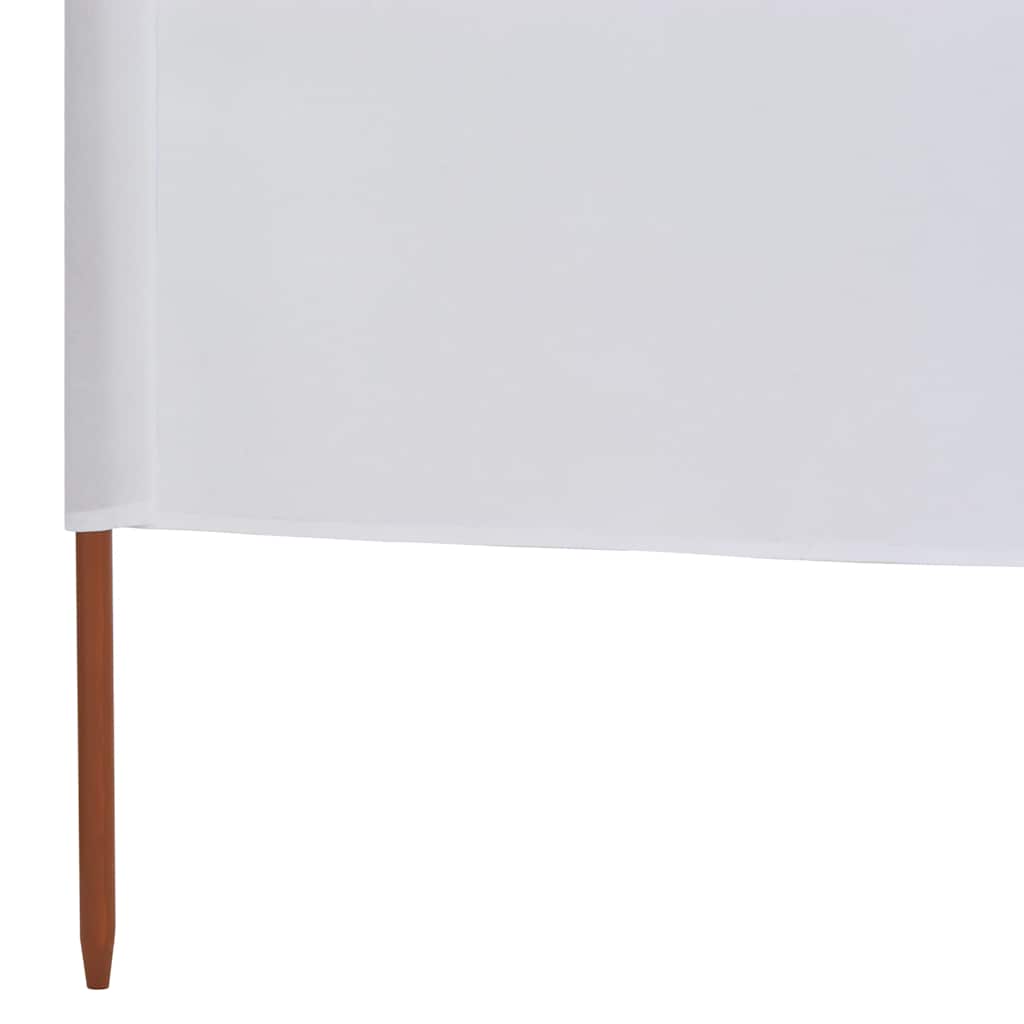 vidaXL Wind Screen | White | Non-woven fabric, wooden pole | 800 x 80 cm 5