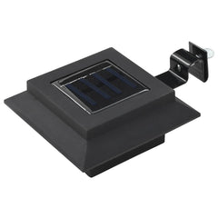 vidaXL Solar Lamp | Set of 6 | Black | Plastic | 12 cm square | Solar Lamp 2