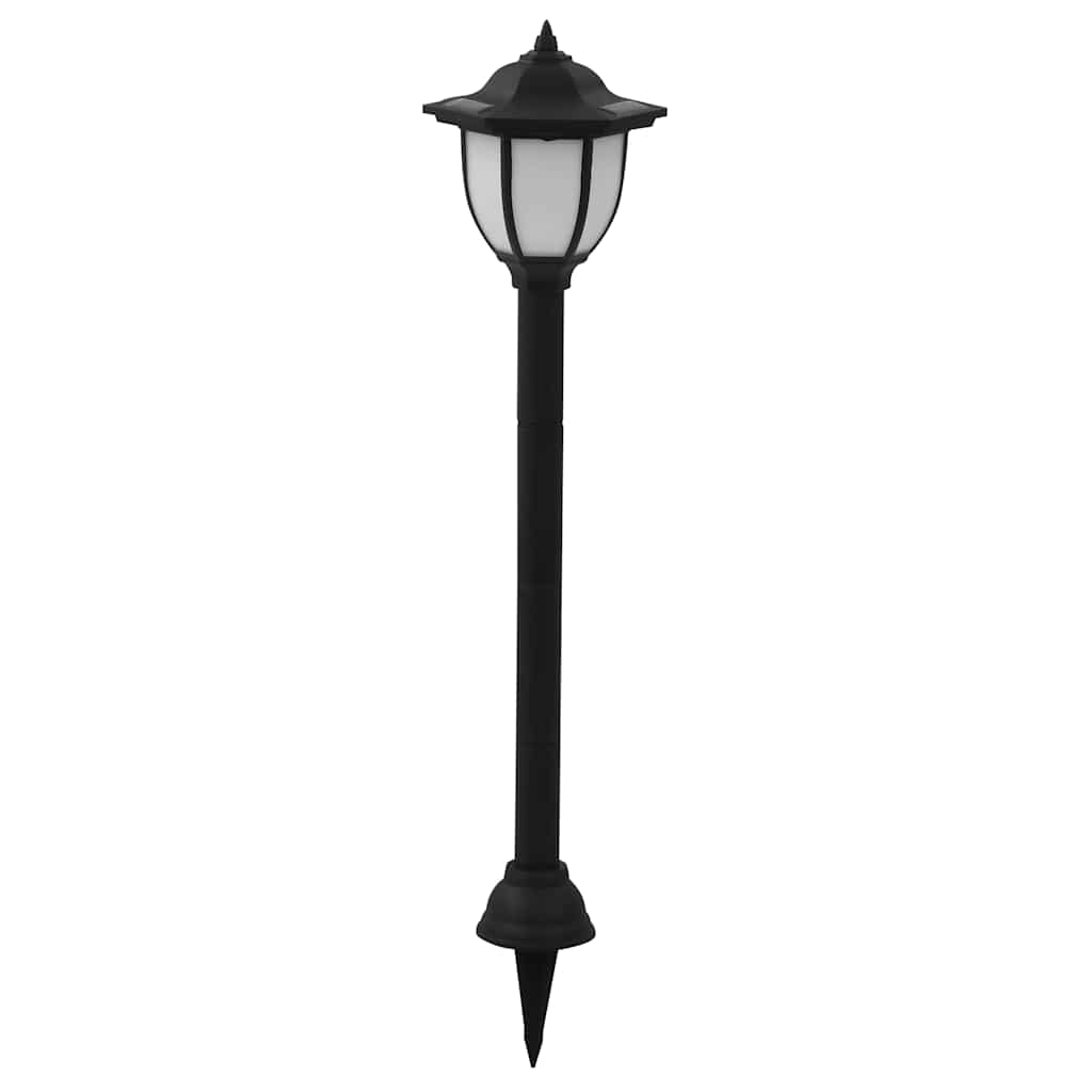 vidaXL Solar Lamp | Set of 3 | Black | Polypropylene | Standard | Solar 2