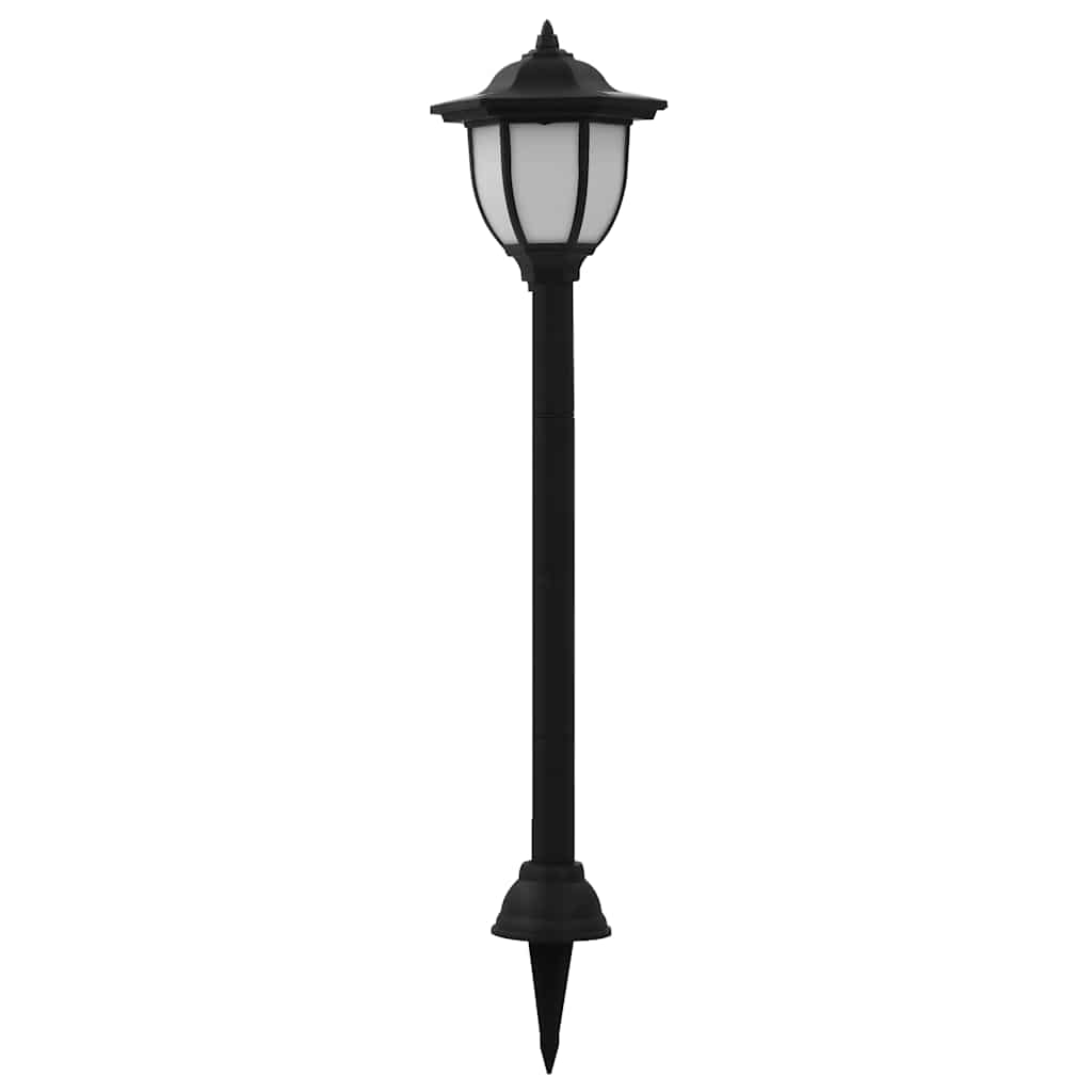 vidaXL Solar Lamp | Set of 3 | Black | Polypropylene | Standard | Solar 3