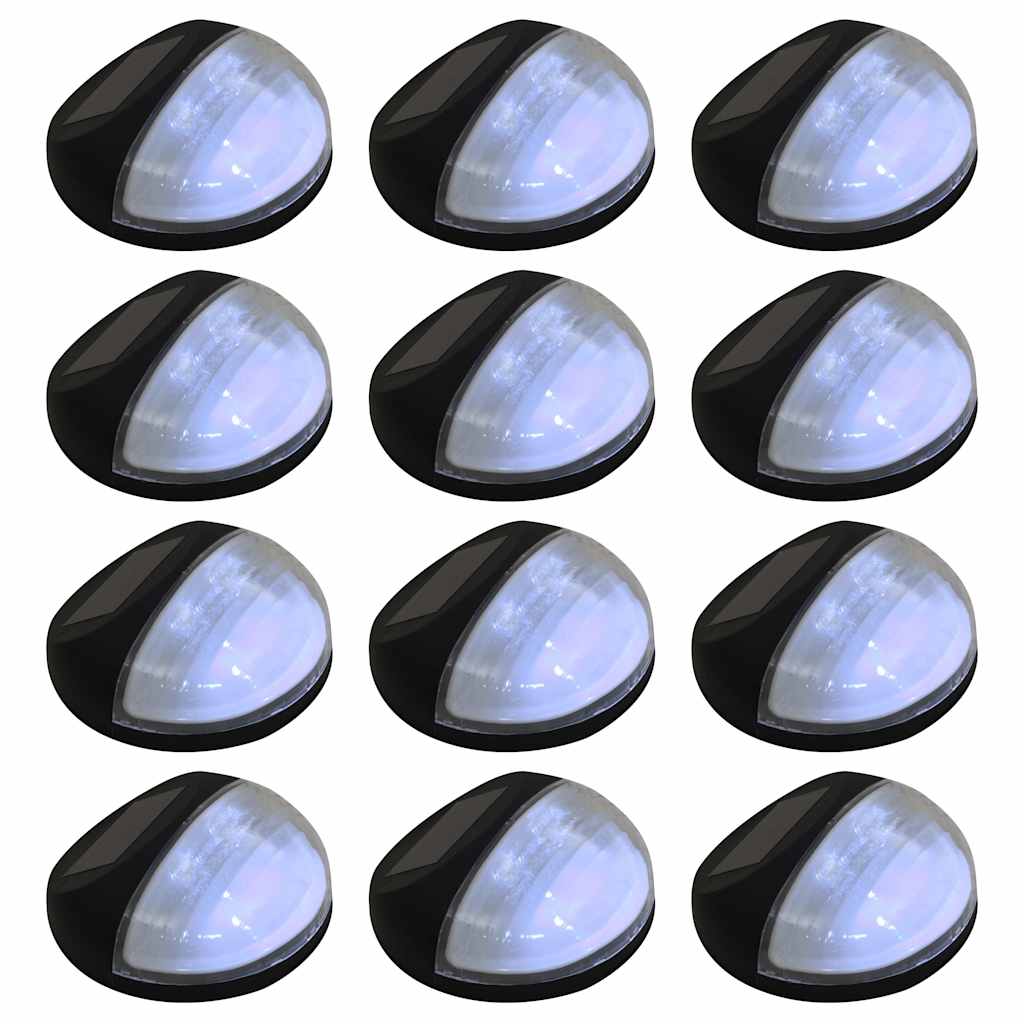 Outdoor Solar Wall Lamps LED Round 12