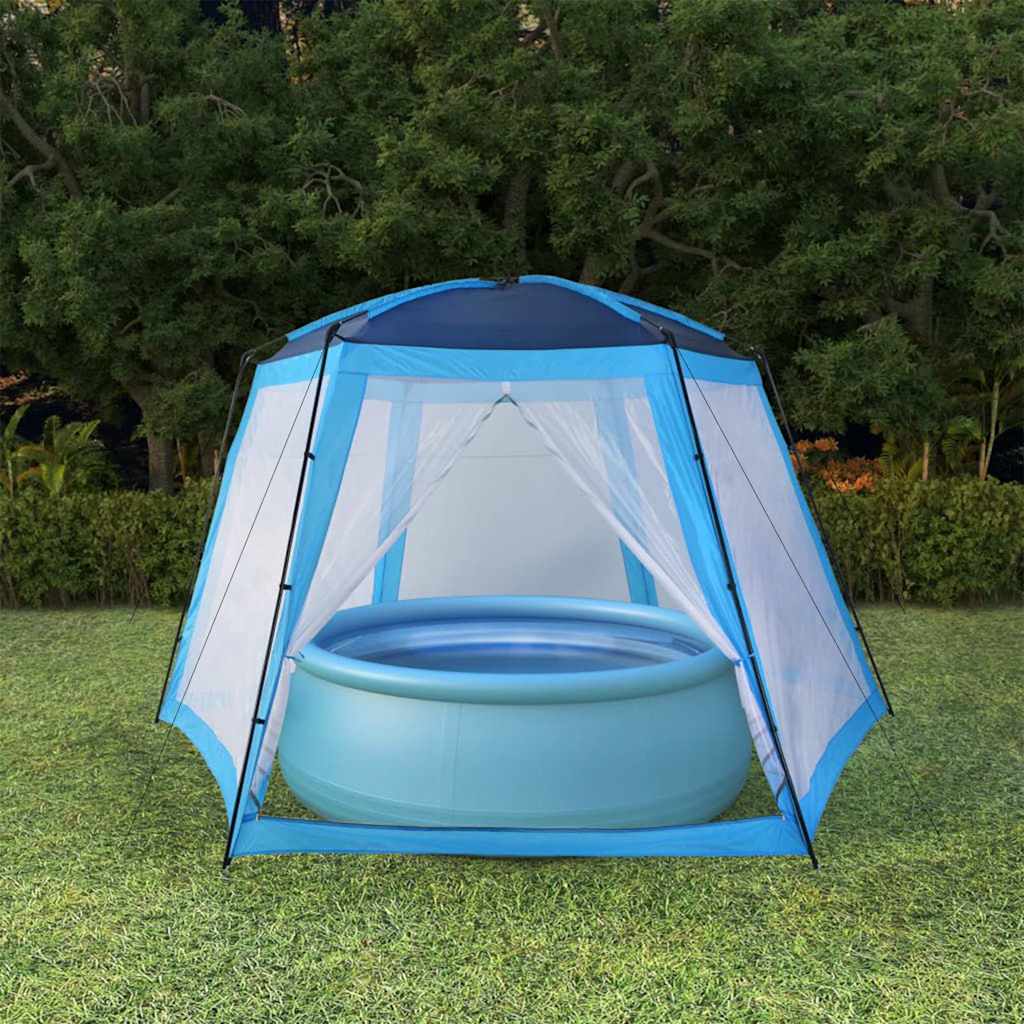 Pool Tent Fabric Blue 500 cm 433 cm