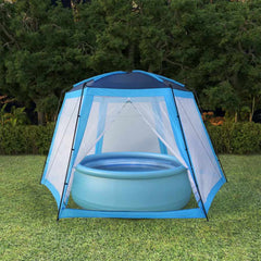 Pool Tent Fabric Blue 500 cm 433 cm
