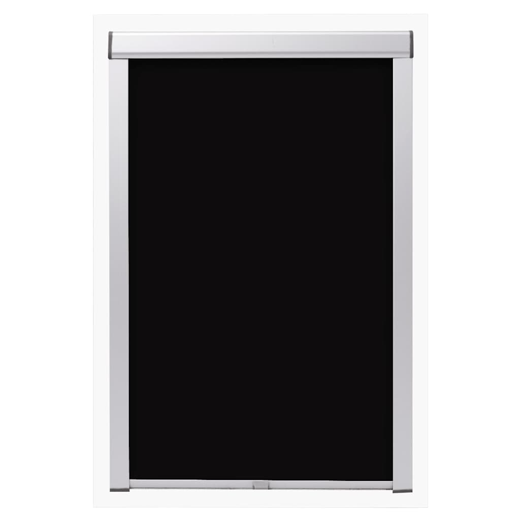 vidaXL Blackout Roller Blind Black CK02 GGL and GGU 3