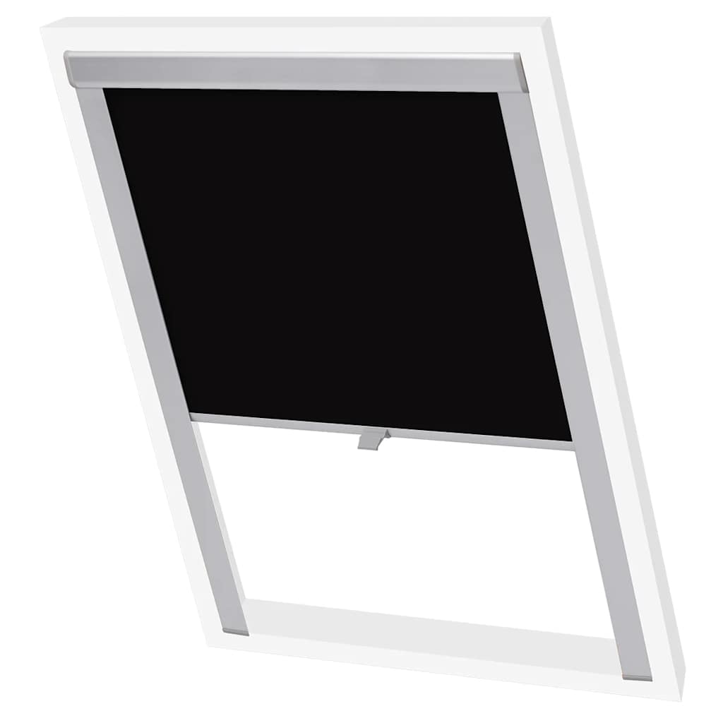 vidaXL Blackout Roller Blind Black SK06 GGL and GGU 1
