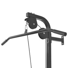 Wall-mounted Power Tower with Barbell and Dumbbell 60.5 kg