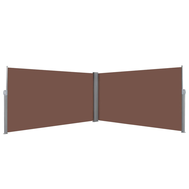 Retractable Side Awning 160x600 cm Brown