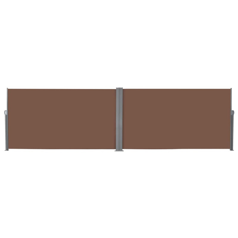 Retractable Side Awning 160x600 cm Brown