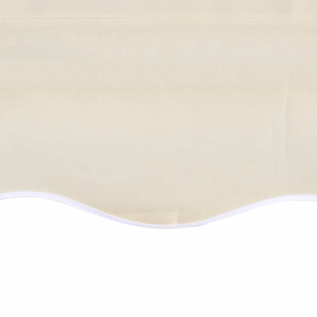 vidaXL Awning Replacement Fabric Cream 450x300 cm Polyester 5