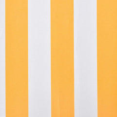 vidaXL Awning Replacement Fabric Orange and White 450x300 cm Polyester 3