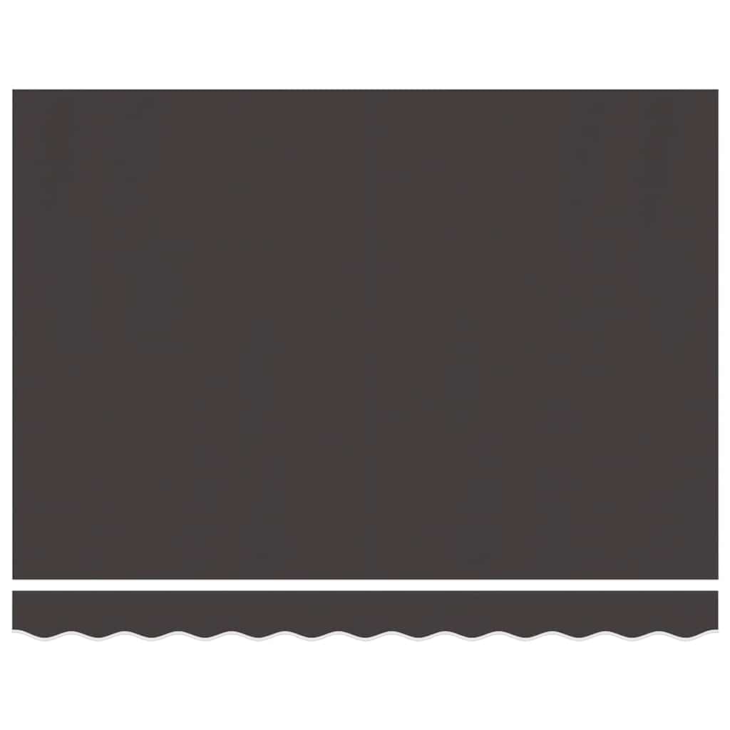 vidaXL Awning Replacement Fabric Grey 350x250 cm Polyester 4