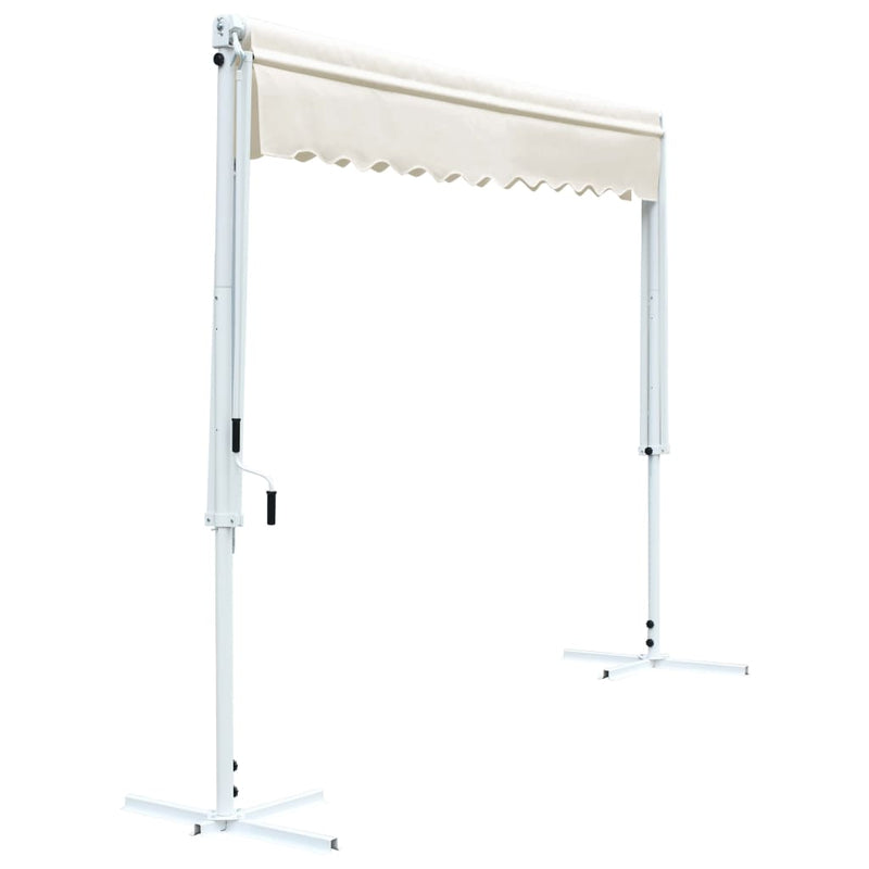 Free Standing Awning 3x3 m Cream