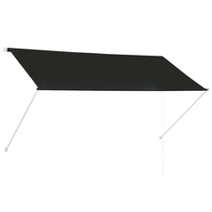 vidaXL Awning | Anthracite | Steel frame, polyester fabric with PA coating 2