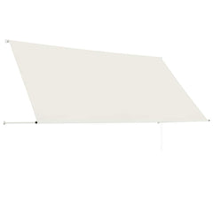 vidaXL Awning | Cream | Steel frame and 100% polyester fabric with PA coating 4