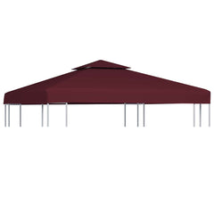 vidaXL Gazebo Top Cover | Bordeaux | Polyester with PVC coating | 3x3 metres 1