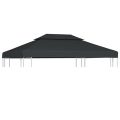 vidaXL Gazebo Top Cover | Anthracite | Polyester with PVC coating | 4x3 meters 1
