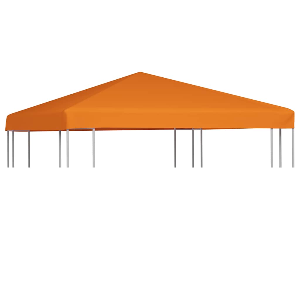 vidaXL Gazebo Top Cover | Orange | Polyester with PVC coating | 3x3 metres 1