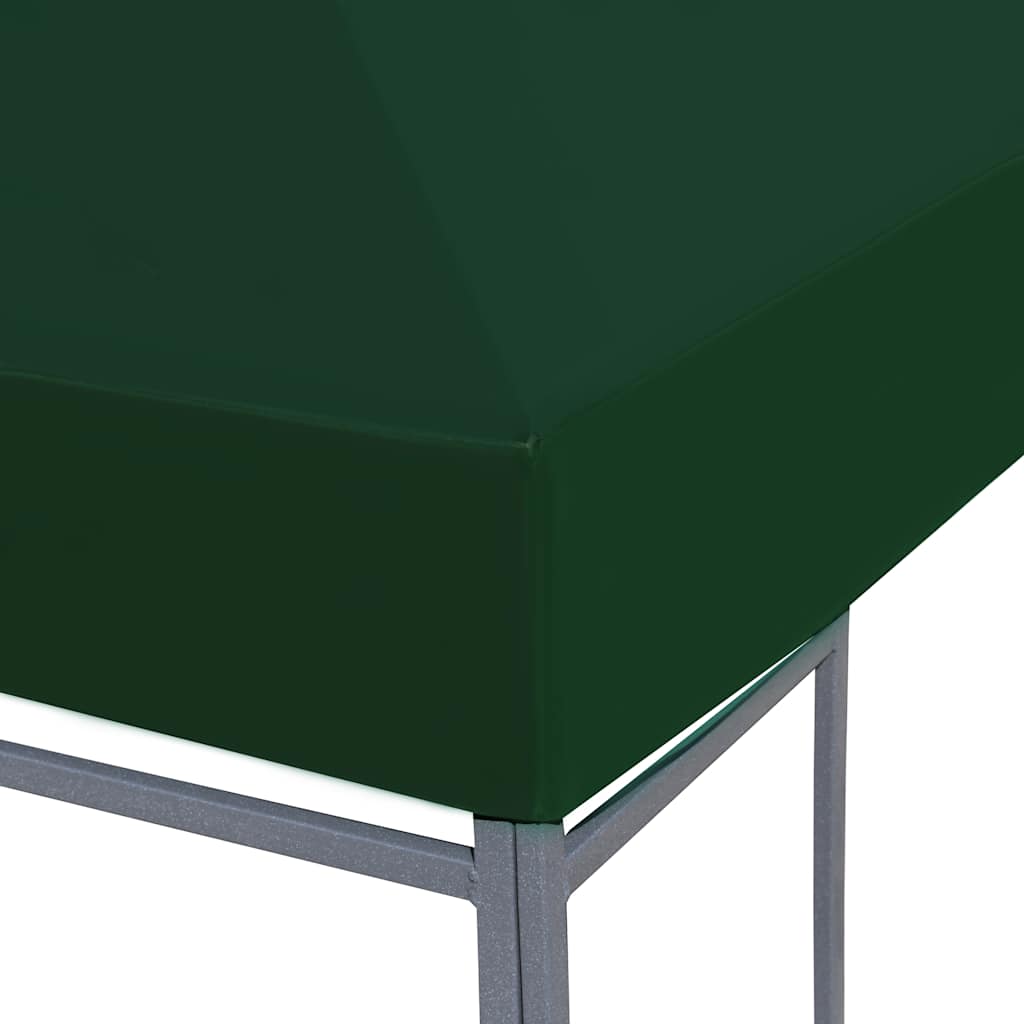 vidaXL Gazebo Top Cover 310 g/m² 4x3 m Green 3
