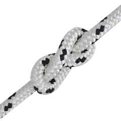 vidaXL Braided Boat Rope Polyester 6 mm 250 m White 2
