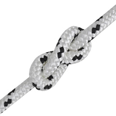 vidaXL Braided Boat Rope Polyester 12 mm 250 m White 2