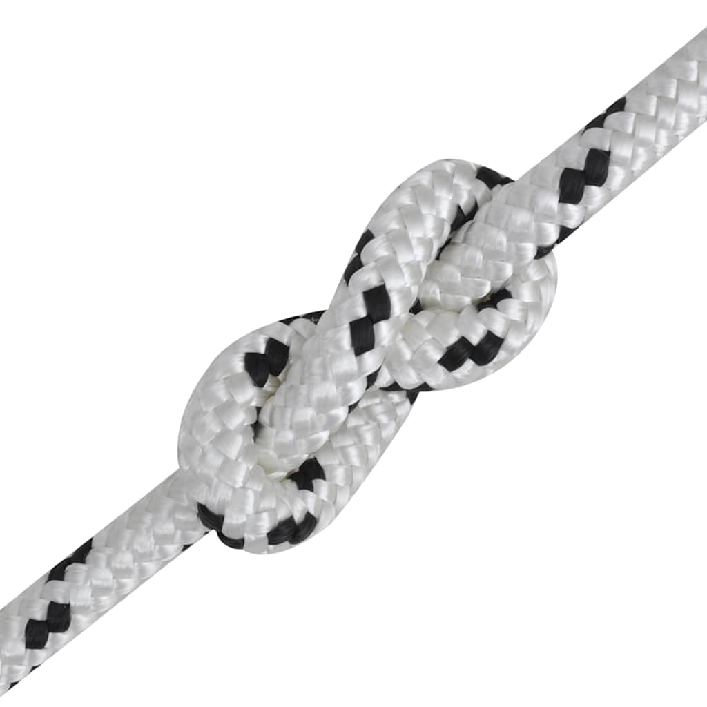 Braided Boat Rope Polyester White