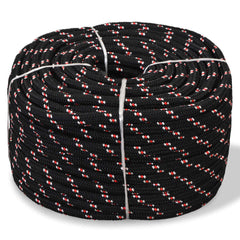 vidaXL Marine Rope Polypropylene 16 mm 50 m Black 1