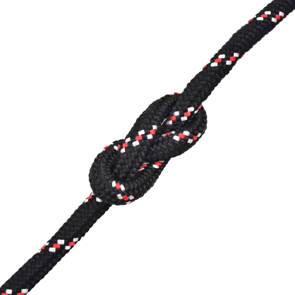 vidaXL Marine Rope Polypropylene 16 mm 50 m Black 2