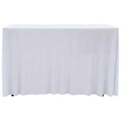 vidaXL Table Cover | Set of 2 | White | 90% polyester | 243x76x74 cm 2