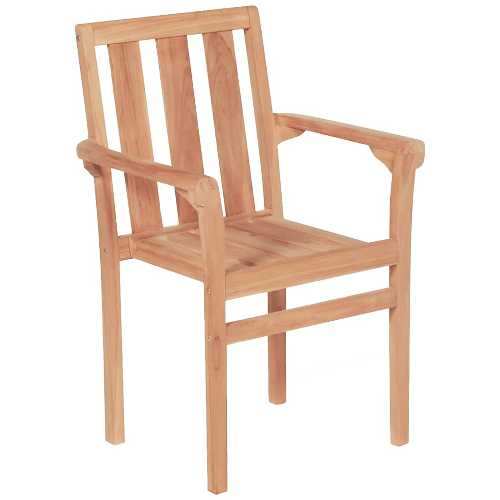 vidaXL 3 Piece Bistro Set Solid Teak 4