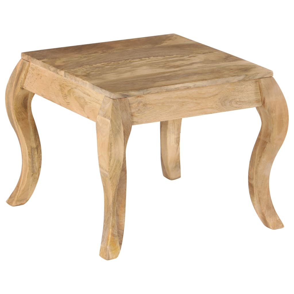 247112 vidaXL End Table 45x45x40 cm Solid Mango Wood 3